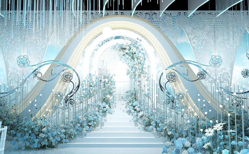 黄岛釡香烙馍村水晶厅效果展示